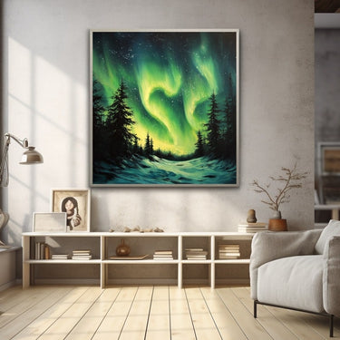 Peinture Aurore Boréale